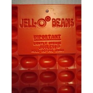 Jell-O Beans Jigglers Plastic Molds - Create 164 Jello Bean Shots (Set of 2)